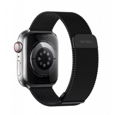 Ремінець Apple Watch 42/44/45/49мм Wiwu Wi-WB005 Чорний