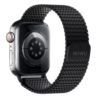 Ремінець Apple Watch 42/44/45/49мм Wiwu Wi-WB002 Чорний Ремінець Apple Watch 42/44/45/49мм Wiwu Wi-WB002 Чорний