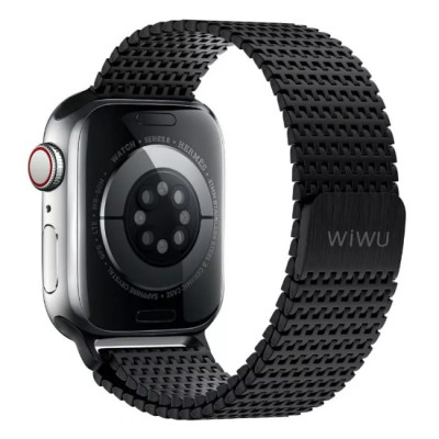 Ремінець Apple Watch 42/44/45/49мм Wiwu Wi-WB002 Чорний