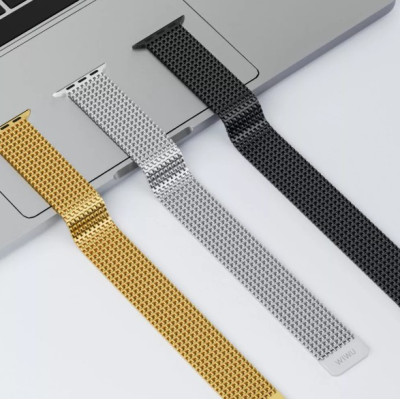 Ремінець Apple Watch 42/44/45/49мм Wiwu Wi-WB002 Чорний