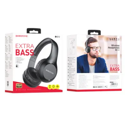 Беспроводные наушники Borofone BO12 Black, черный Беспроводные наушники Borofone BO12 Black, черный