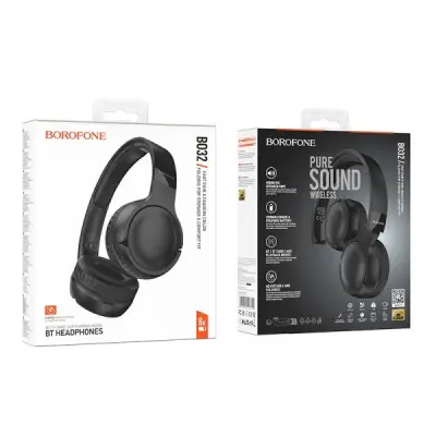 Беспроводные наушники Borofone BO32 Black, Чёрные Беспроводные наушники Borofone BO32 Black, Чёрные