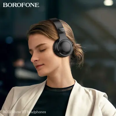 Беспроводные наушники Borofone BO32 Black, Чёрные Беспроводные наушники Borofone BO32 Black, Чёрные