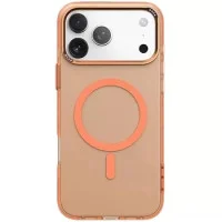 Чохол Накладка Rock InShare MagSafe iPhone 17 Pro Max Помаранчева (Metal Lens Frame)