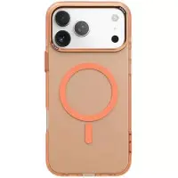 Чохол Накладка Rock InShare MagSafe iPhone 17 Pro Max Помаранчева (Metal Lens Frame)