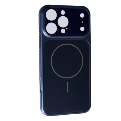 Чохол Накладка AG-Class Lens MagSafe iPhone 17 Pro Max Темно-синя