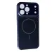 Чехол Накладка AG-Class Lens MagSafe iPhone 17 Pro Max Темно-синяя