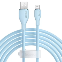 Кабель дата Baseus Pudding USB Type A - Lightning 2.4A 2м Синій Кабель дата Baseus Pudding USB Type A - Lightning 2.4A 2м Синій