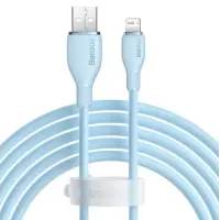 Кабель дата Baseus Pudding USB Type A - Lightning 2.4A 2м Синий
