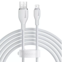 Кабель дата Baseus Pudding USB Type A - Lightning 2.4A 2м Білий Кабель дата Baseus Pudding USB Type A - Lightning 2.4A 2м Білий