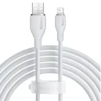 Кабель дата Baseus Pudding USB Type A - Lightning 2.4A 2м Белый