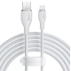 Кабель дата Baseus Pudding USB Type A - Lightning 2.4A 2м Білий