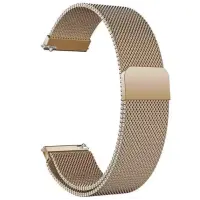 Ремінець Amazfit Bip (Універсальний 20мм) Міланська петля Золотий (Retro Gold)