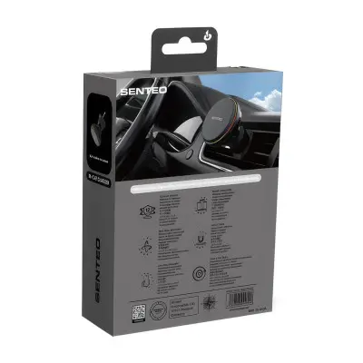 Автотримач Senteo M2 Qi2 Magnetic 15W Сірий