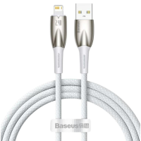 Кабель дата Baseus Glimmer USB Type A - Lightning 1м Білий Кабель дата Baseus Glimmer USB Type A - Lightning 1м Білий