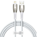 Кабель дата Baseus Glimmer USB Type A - Lightning 1м Білий