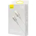 Кабель дата Baseus Glimmer USB Type A - Lightning  1м Белый