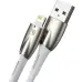 Кабель дата Baseus Glimmer USB Type A - Type-C 100W 1м Белый