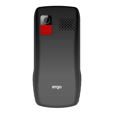 Мобільний телефон Ergo R182 Dual Sim Black, чорний