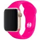 Ремінець Apple Watch 38мм Силікон Яскраво-рожевий
