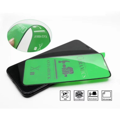 Защитное стекло Ceramic Matte 3D iPhone 7+/8+ Чёрное
