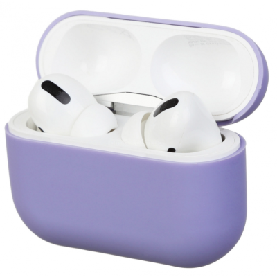 Чехол для наушников AirPods Pro Microfiber Світло Фіолетовий