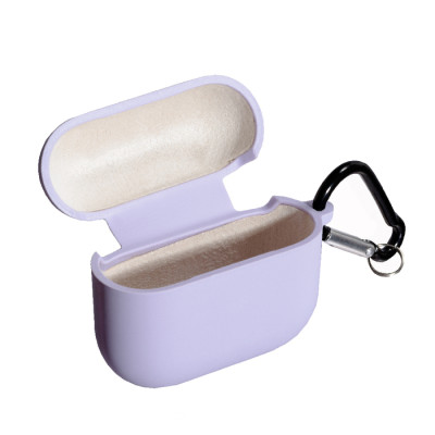 Чохол для AirPods Pro 2 Microfiber Світло Фіолетовий