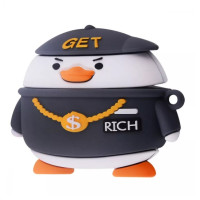 Чохол для навушників AirPods Pro Toys Penguin Rich Заможний Пінгвін Чохол для навушників AirPods Pro Toys Penguin Rich Заможний Пінгвін