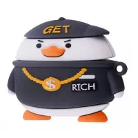 Чехол для наушников AirPods Pro Toys  Penguin Rich Богатый Пингвин