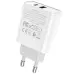 Сетевое зарядное устройство Hoco C80A 1USB+1PD Белый