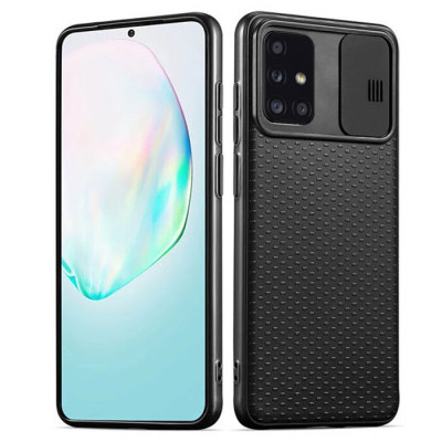 Чехол накладка Camshield Samsung M317 (M31s) Черная