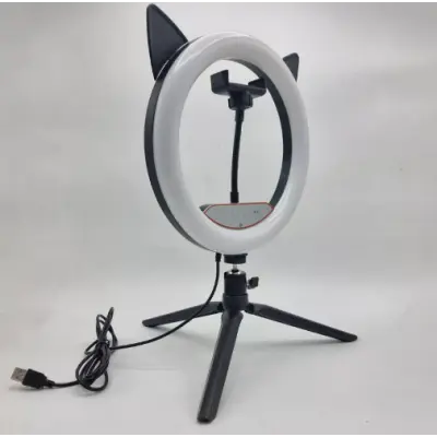 Кільцева лампа для селфі cm26 26см RGB (6 colors)