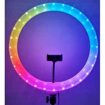 Кольцевая лампа для селфи LED 30 cm 12" 120 pcs Lights+21 cm RGB Lights