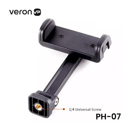 Тримач затискач Veron PH-07 для телефону Чорний