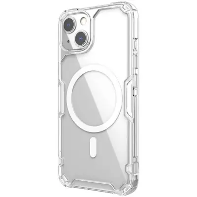 Чехол накладка Nillkin Nature Pro Magnetic iPhone 13 Прозрачная
