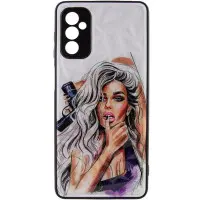 Чехол накладка Prisma Ladies Samsung M526 (M52) Фиолеовая