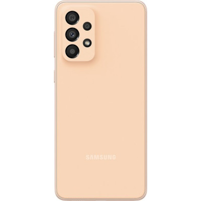 Смартфон Samsung Galaxy A33 6/128GB Peach, розовый