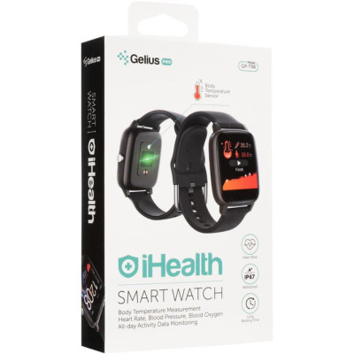 Смарт годинник Gelius Pro (IHEALTH 2020) Чорний