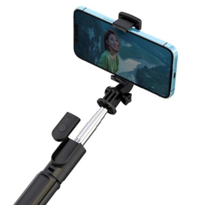 Монопод Bluetooth Tripod SS09 Black, Чорний