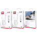 Мережевий зарядний пристрій XO L96 PD+QC3.0 1USB+1USB-C 30W + Кабель Lightnig White, Білий