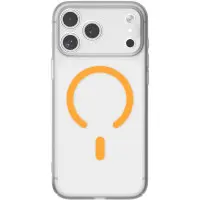 Накладка PC Slim MagSafe iPhone 17 Pro Оранжевая
