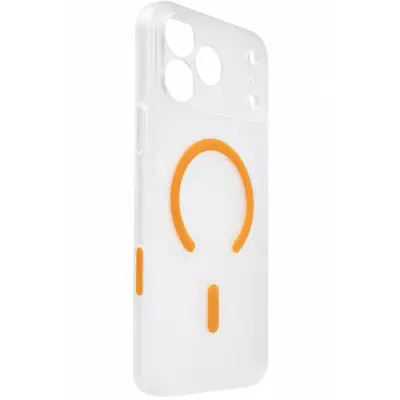 Накладка PC Slim MagSafe iPhone 17 Pro Оранжевая Накладка PC Slim MagSafe iPhone 17 Pro Оранжевая