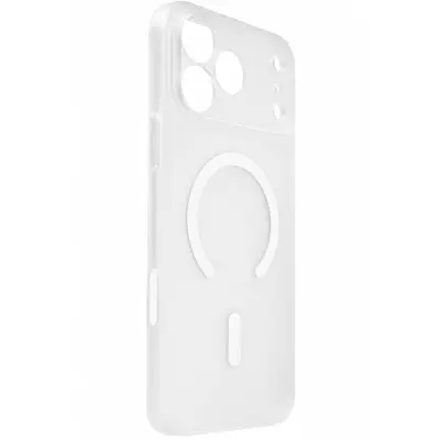 Чехол Накладка PC Slim MagSafe iPhone 17 Pro Max Белая Чехол Накладка PC Slim MagSafe iPhone 17 Pro Max Белая