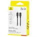 Кабель дата Baseus Silky Type-C to Lightning 2м 20W Черный
