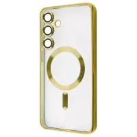 Накладка WAVE Metal MagSafe Samsung S25 FE (S731) Золотая
