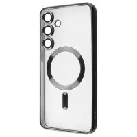 Накладка WAVE Metal MagSafe Samsung S25 FE (S731) Черная