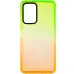Чохол накладка Sunny Gradient Samsung A525 (A52) Салатовий/ Помаранчевий