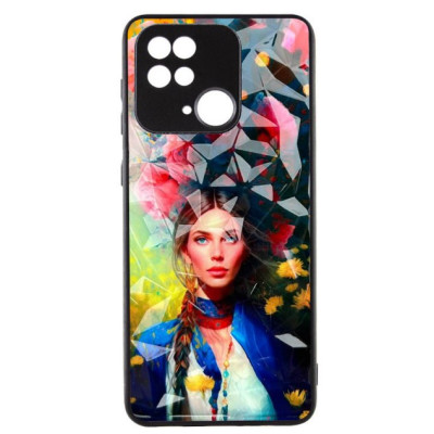 Чехол накладка Prisma Ladies Xiaomi Redmi 10C/Poco C40 пионы/ Peonies