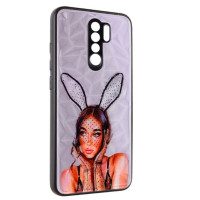 Чехол накладка Prisma Ladies Xiaomi Redmi 9 Черное в Белом Чехол накладка Prisma Ladies Xiaomi Redmi 9 Черное в Белом