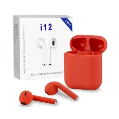 Беспроводные наушники TWS inPods i12 5.0 Red, красный